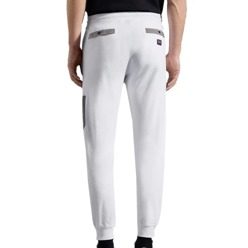 White With Econyl® Detail Sweatpants SWEATS Paul & Shark