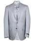 Silver Wool, Silk and Linen Blend Blazer JACKETS Robert Old