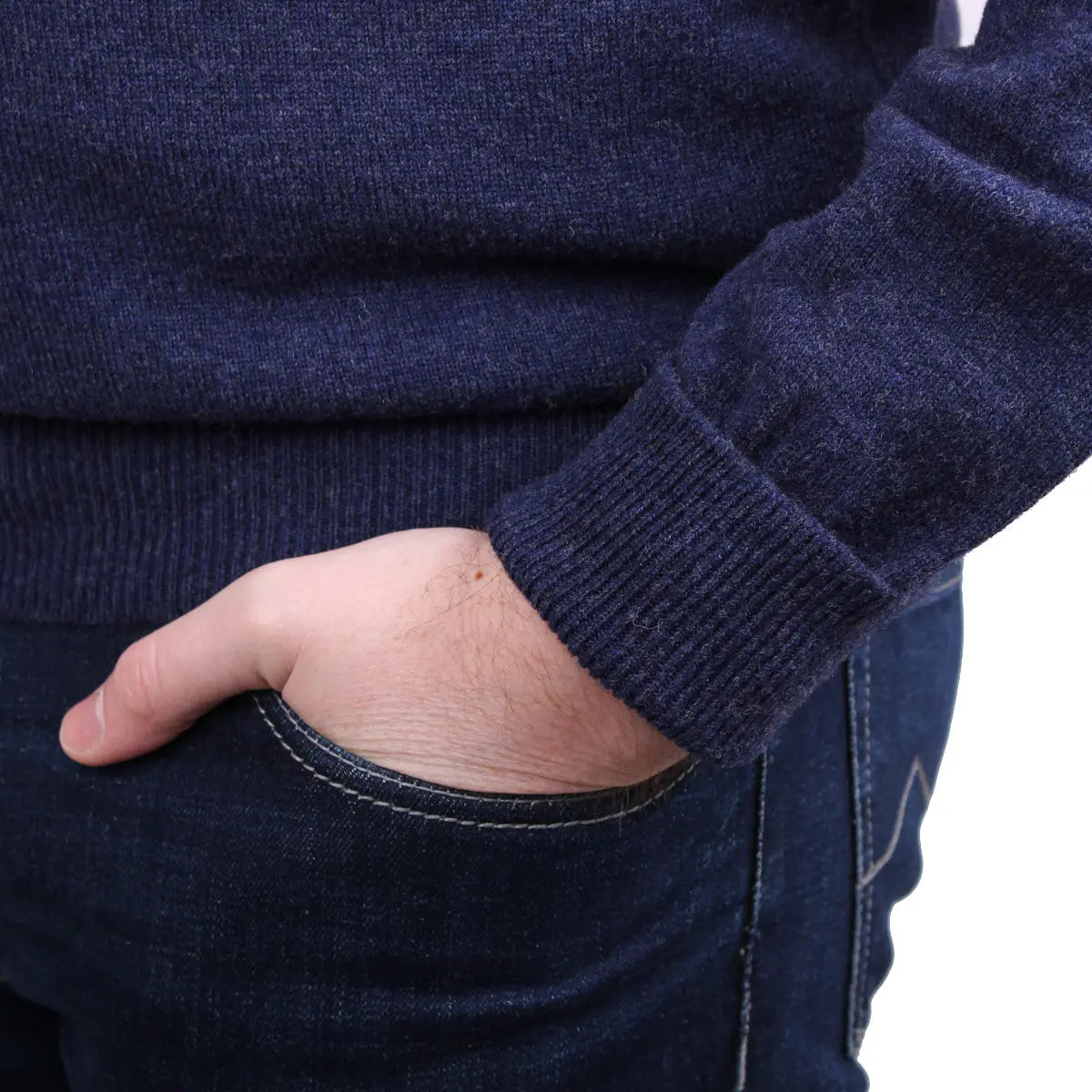 Robert Old - The Ayre 2ply Crew Neck Pure Lambswool Sweater KNITWEAR Robert Old