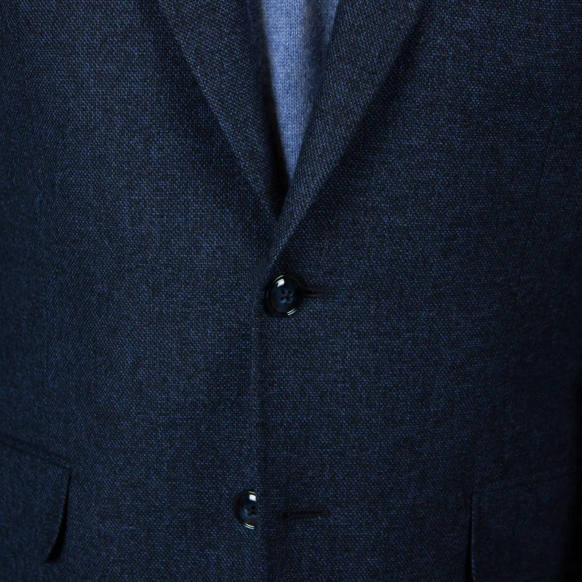 Black & Blue Cotton, Wool & Cashmere Jacket JACKETS Robert Old