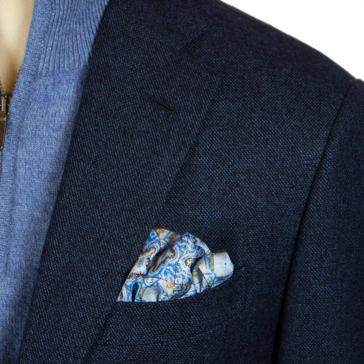 Black & Blue Cotton, Wool & Cashmere Jacket JACKETS Robert Old