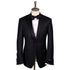 Robert Old - Black Micro-Pattern Wool & Silk Tuxedo SUITS Robert Old