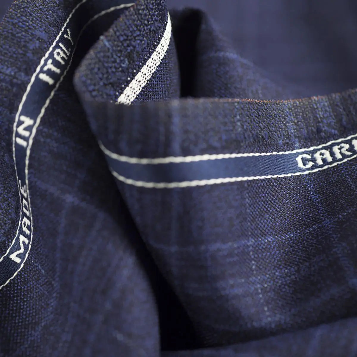 Blue Overcheck Pure Virgin Wool Jacket JACKETS Robert Old