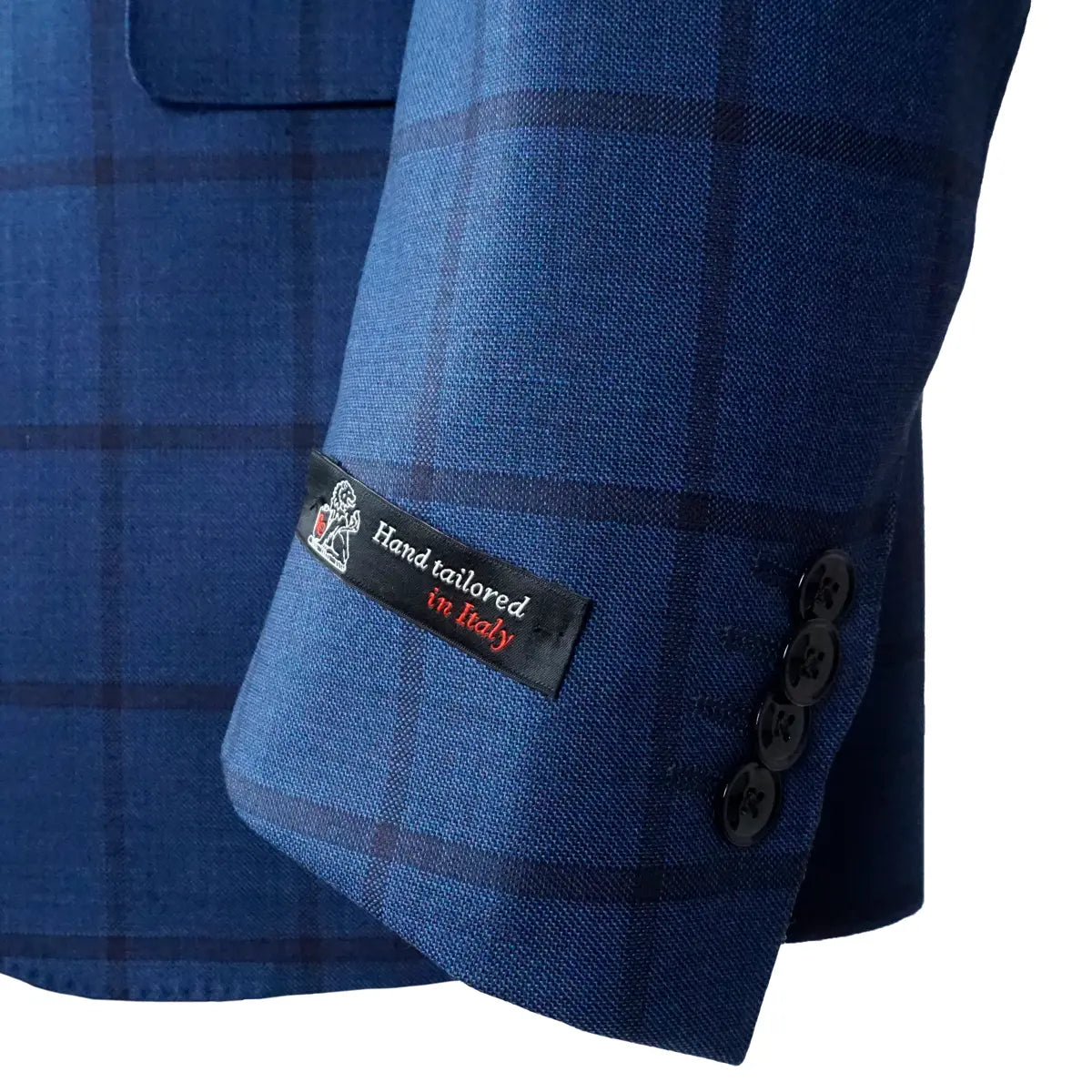 Blue Windowpane Check Super 150’s Virgin Wool Suit SUITS Robert Old