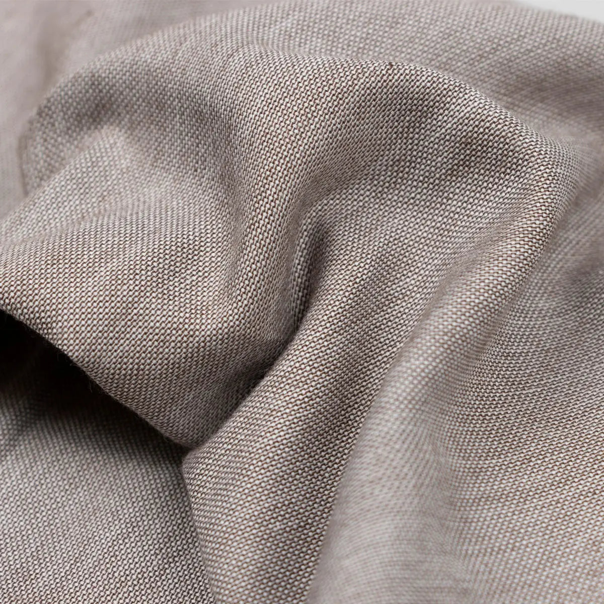 Brown Wool &amp; Cashmere Slim Fit Shirt L/S SHIRTS Robert Old