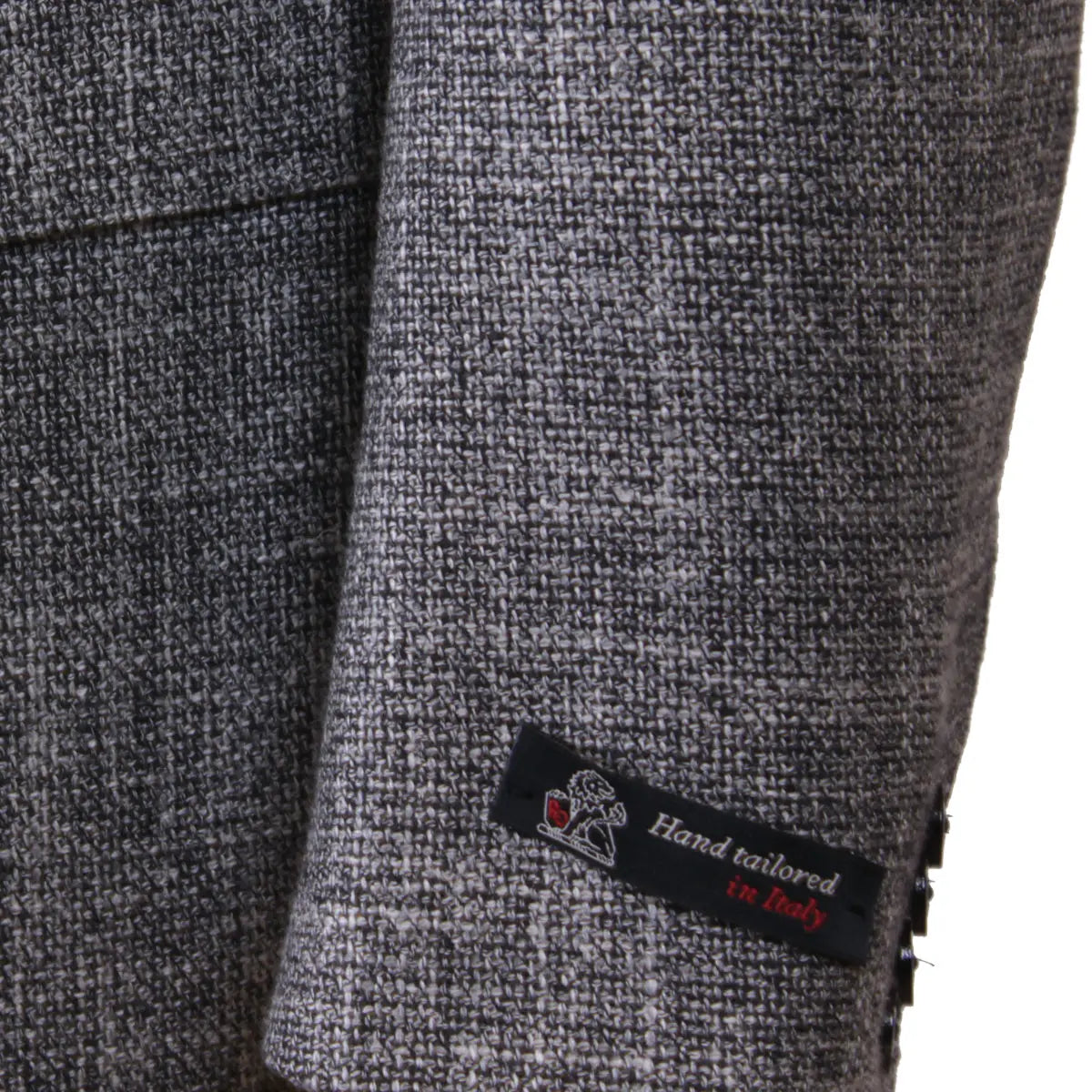 Charcoal Wool, Linen, & Sisal Weave Jacket JACKETS Robert Old