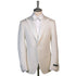 Cream Micro-Pattern Wool & Silk Tuxedo Jacket JACKETS Robert Old