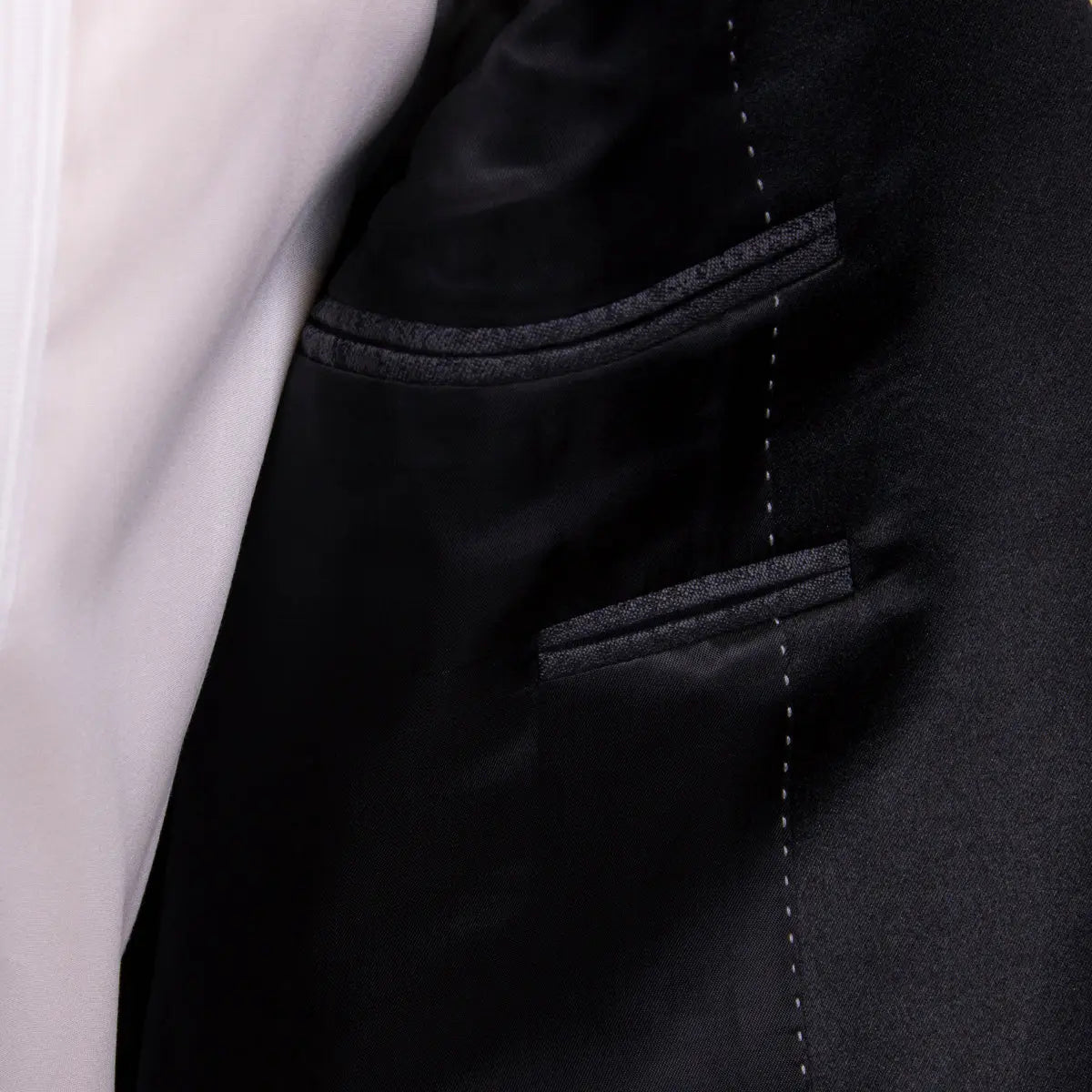 Dark Grey Jacquard Weave Tuxedo Jacket JACKETS Robert Old