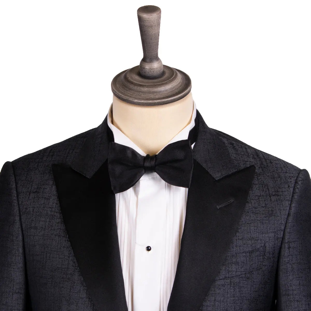 Dark Grey Jacquard Weave Tuxedo Jacket JACKETS Robert Old