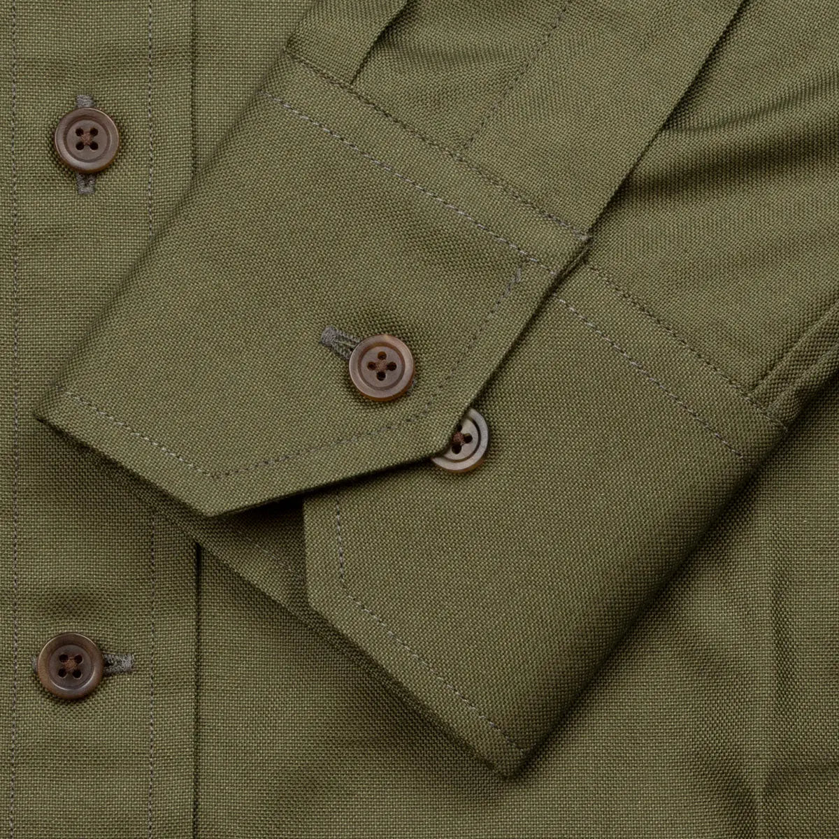 Green Oxford Two-Pocket Long Sleeve Shirt L/S SHIRTS Robert Old