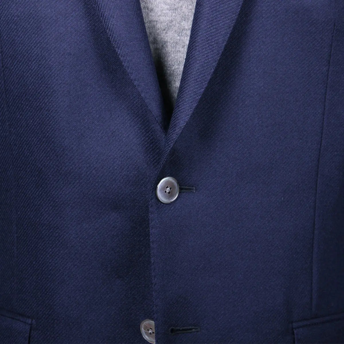 Navy-Blue Twill REDA Wool Blazer Jacket JACKETS Robert Old