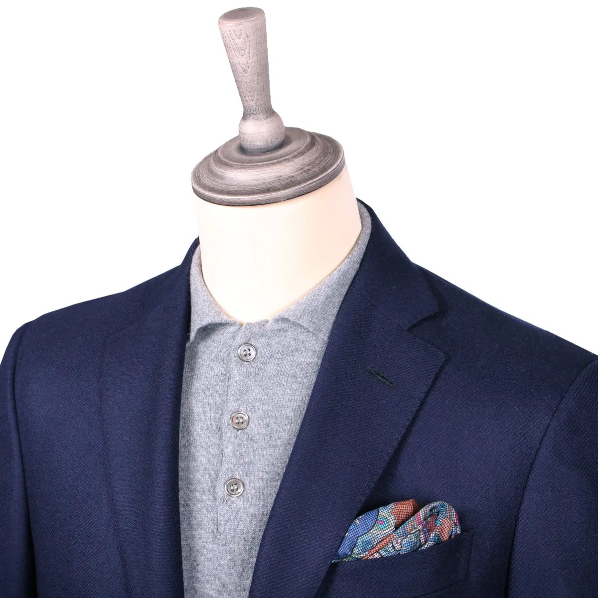 Navy-Blue Twill REDA Wool Blazer Jacket JACKETS Robert Old
