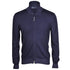 Navy Full Zip Wool Cardigan KNITWEAR Robert Old