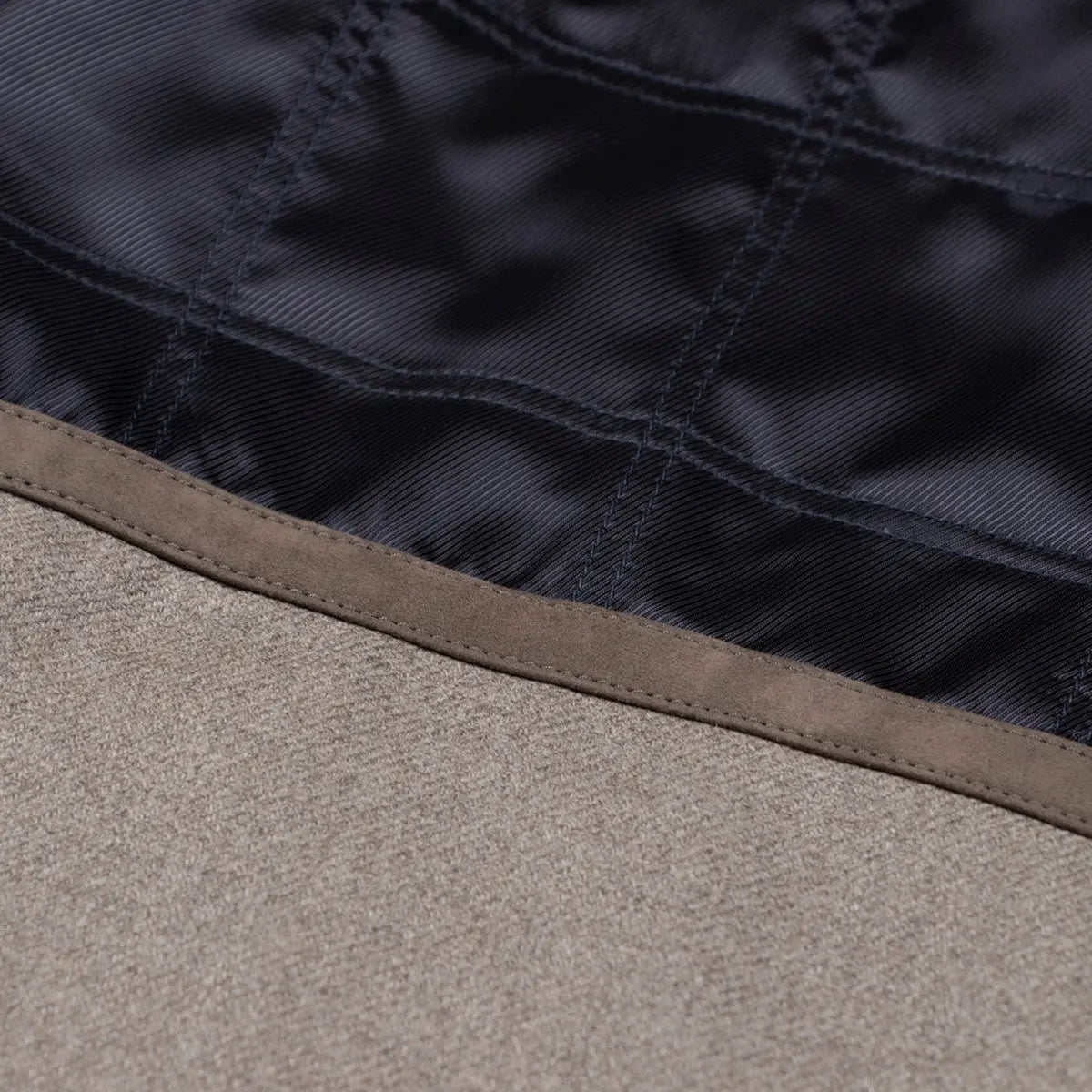 Navy Loro Piana Storm System Wool & Cashmere Overcoat BLOUSONS Robert Old