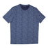 Navy Paisley Print Cotton T-Shirt TEE SHIRTS Robert Old