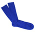 Robert Old - Royal Blue Cashmere Blend Ribbed Socks SOCKS Robert Old