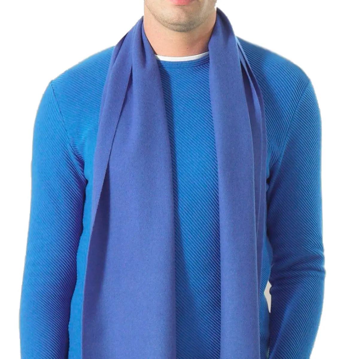 Robert Old - Sapphire Classic Cashmere Scarf SCARVES Robert Old
