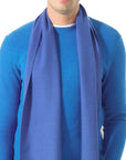 Robert Old - Sapphire Classic Cashmere Scarf SCARVES Robert Old
