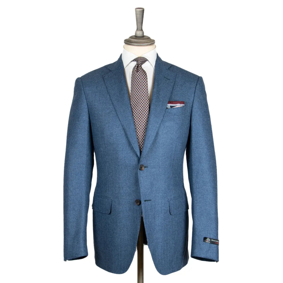 Soft Blue Wool & Cashmere Jacket JACKETS Robert Old