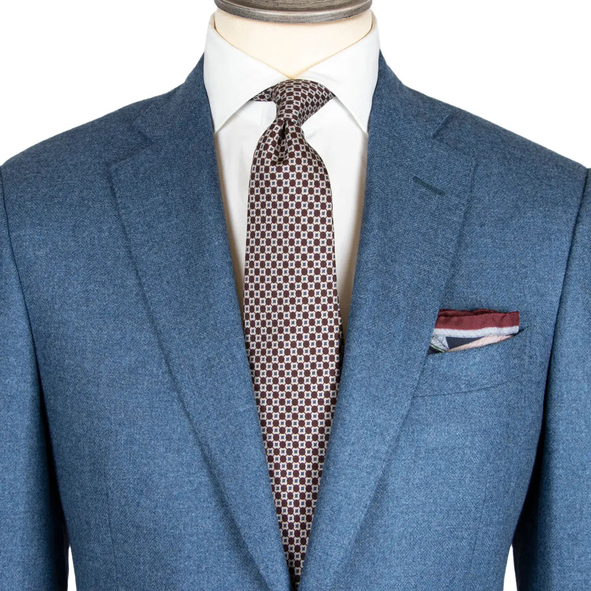 Soft Blue Wool & Cashmere Jacket JACKETS Robert Old