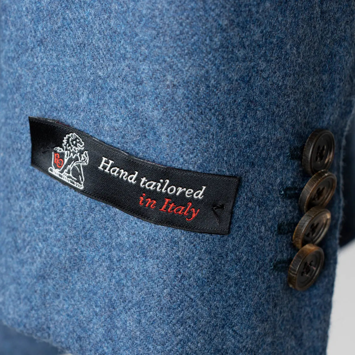 Soft Blue Wool & Cashmere Jacket JACKETS Robert Old