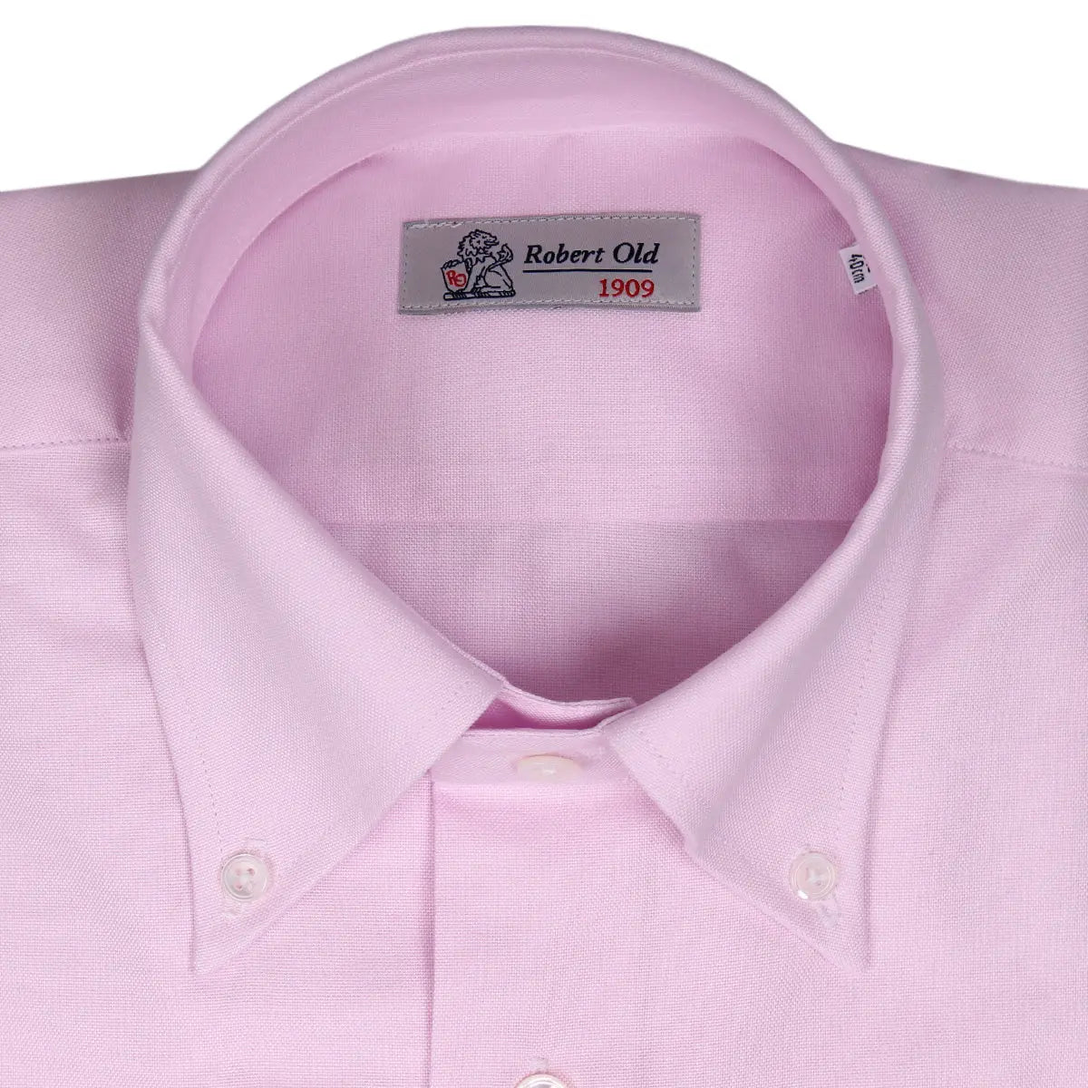 Soft Pink Swiss Cotton Oxford Shirt L/S SHIRTS Robert Old