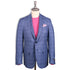 Steel Blue Overcheck Wool Jacket JACKETS Robert Old