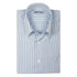 Blue & White Stripe Swiss Supraluxe Premio Long Sleeve Shirt L/S SHIRTS Robert Old