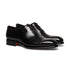 Santoni - Black Polished Leather Oxford Shoe SHOES Santoni