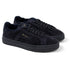 Santoni - Navy Fur-Lined Suede Double Buckle Sneaker SHOES Santoni