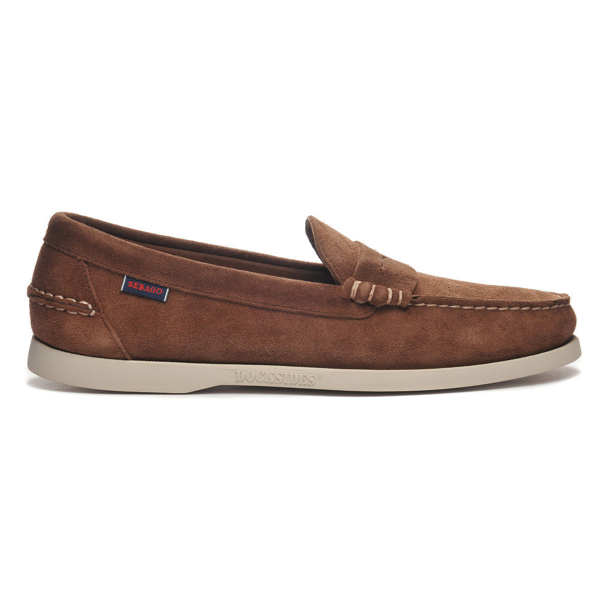 Dark Brown Dan Boat Flesh Out Suede Loafers SHOES Sebago