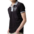 La Martina - Black slim-fit stretch piqué polo shirt S/S POLOS La Martina