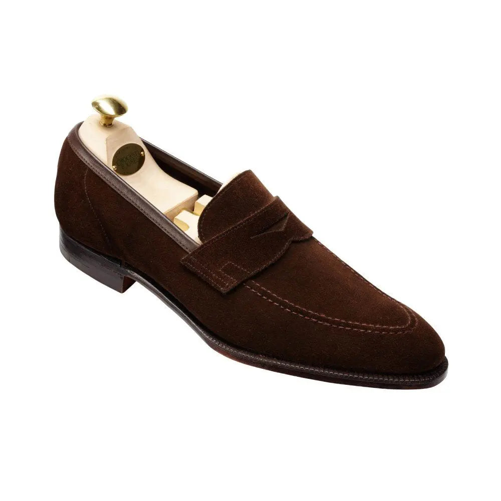 Teign Unlined Suede Loafers SHOES Crockett & Jones