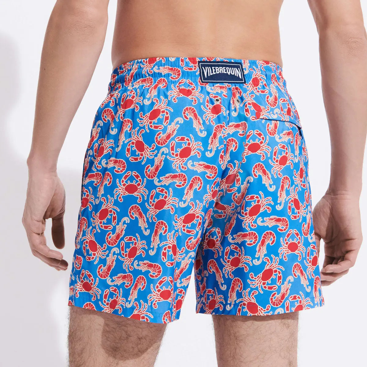 Blue ‘Crabs & Shrimps’ Mahina Swim Shorts SWIMWEAR Vilebrequin