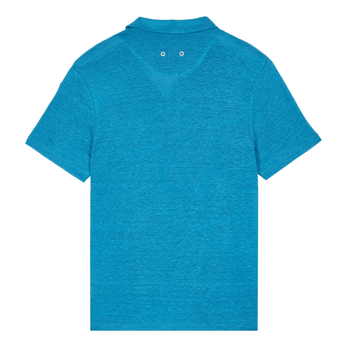 Vilebrequin - Calanque Blue Linen Pyramid Polo Shirt S/S POLOS Vilebrequin