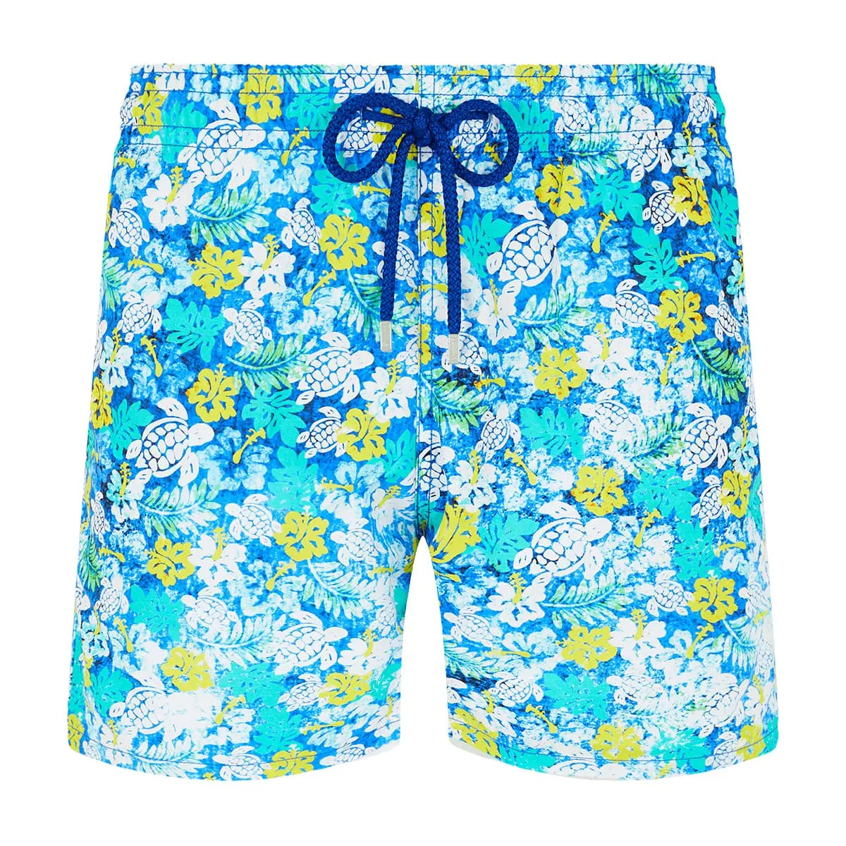 Lazulli Blue ‘Tropical Turtles’ Moorea Swim Shorts SWIMWEAR Vilebrequin