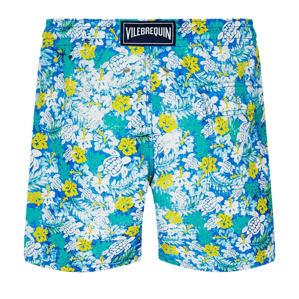 Lazulli Blue ‘Tropical Turtles’ Moorea Swim Shorts SWIMWEAR Vilebrequin