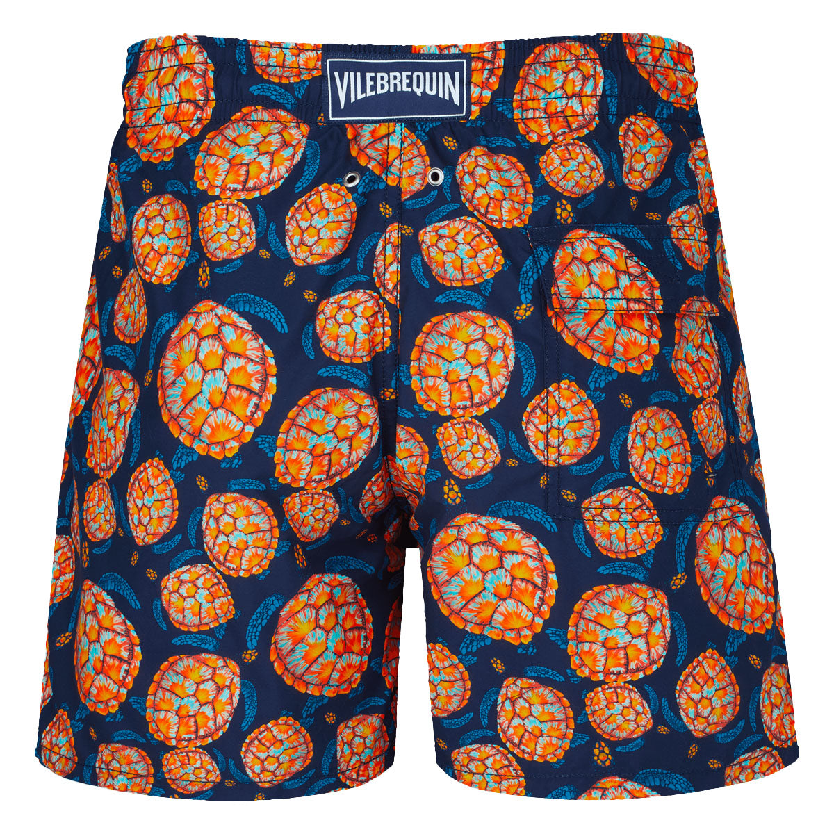 Vilebrequin - Navy ‘Carapaces’ Moorea Swim Shorts SWIMWEAR Vilebrequin