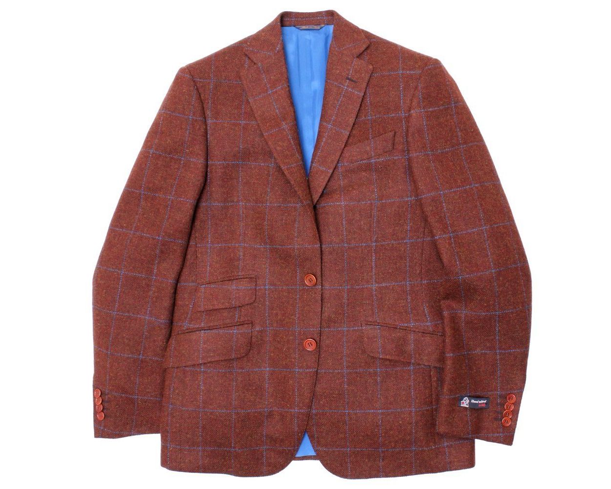 Rust Brown Classic Tweed Wool Jacket | Robert Old