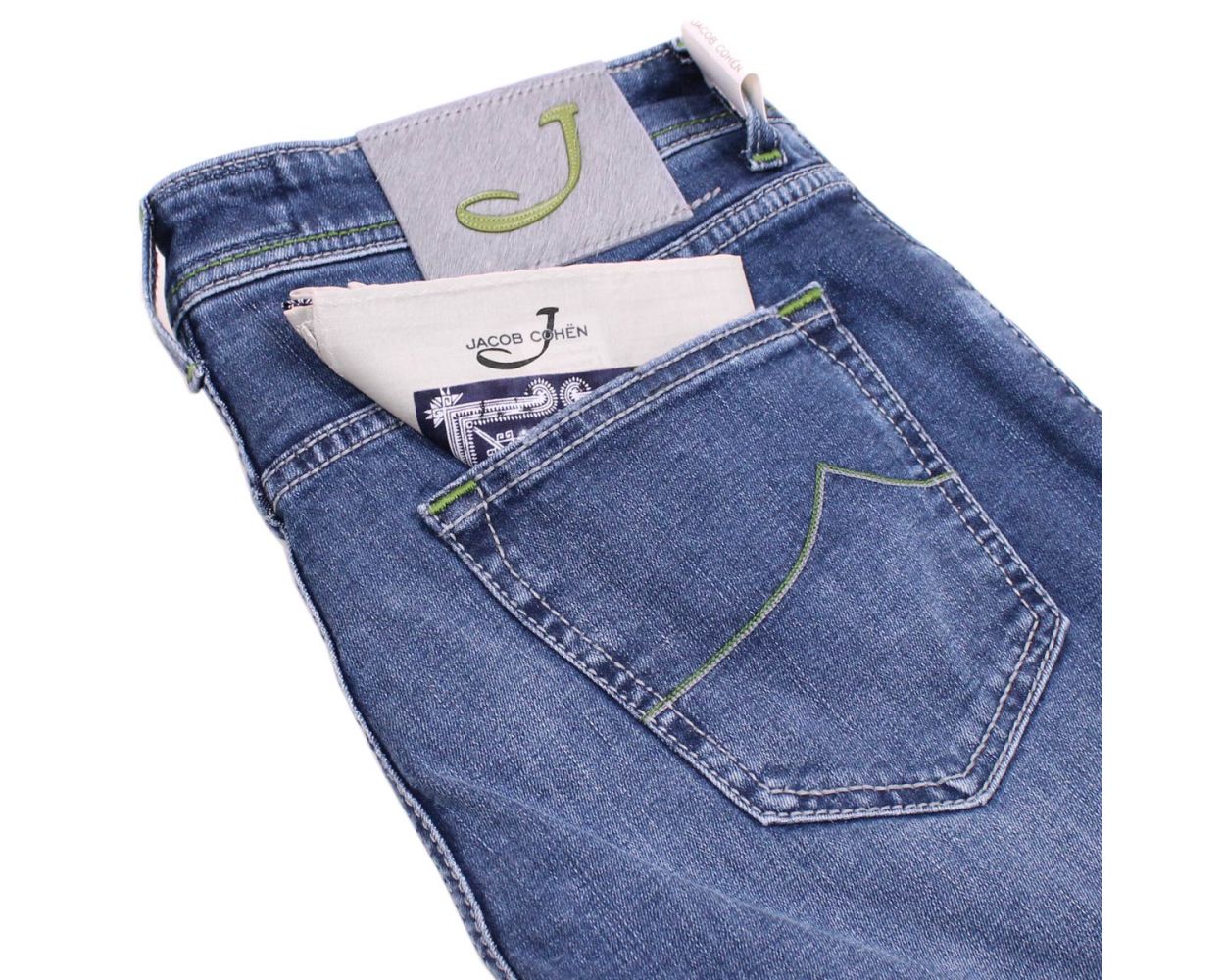 Jacob Cohen Denim Slim-cut Jeans in Blue for Men Mens Clothing Jeans Straight-leg jeans 
