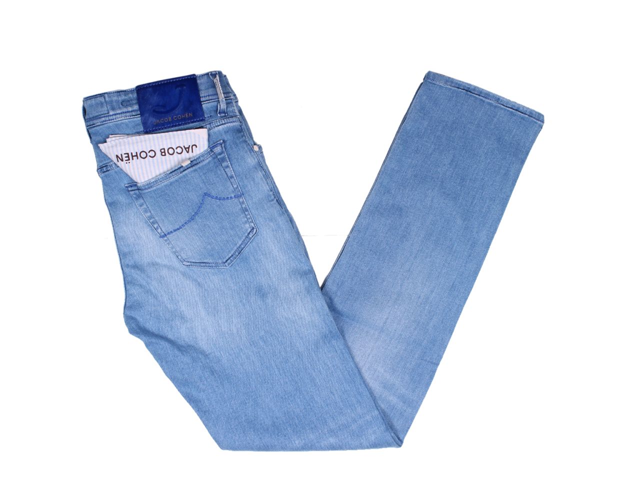 Jacob Cohen Light Blue Wash J688 Slim Fit Jeans