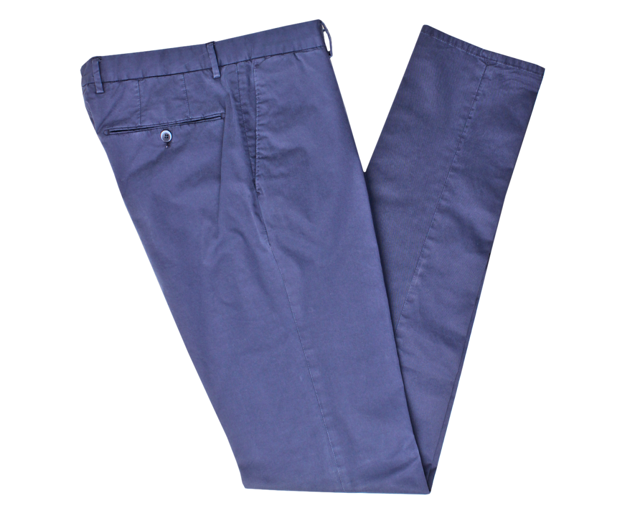 Blue Womens Clothing Trousers Gas Cotton Trouser in Dark Blue Slacks and Chinos Skinny trousers 