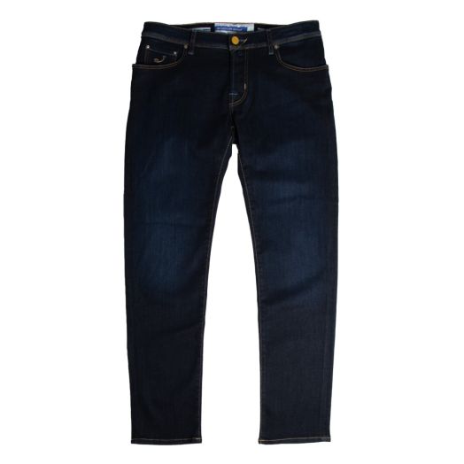 Dark Denim ‘Nick’ Stretch Slim Fit Jeans  