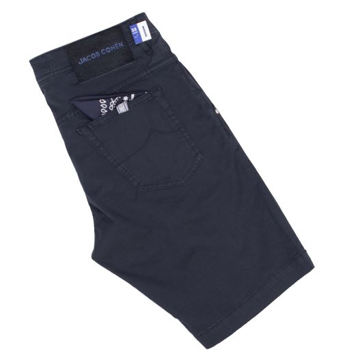 Jacob Cohën, Navy Blue Lou Five Pocket Shorts 