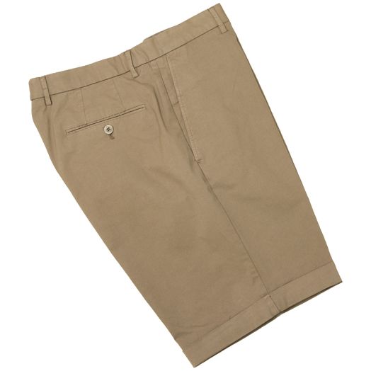 Robert Old, Sand Cotton Stretch Slim Fit Chino Shorts