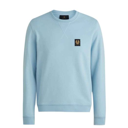 Skyline Blue Cotton Sweater
