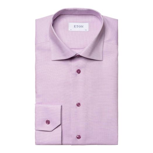 Raspberry Twill Contemporary Fit Shirt