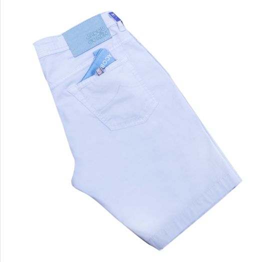 Light Blue Lou Five Pocket Shorts