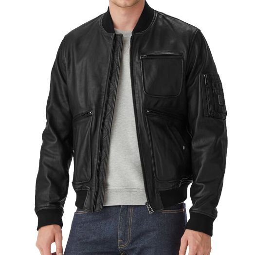 Finsbury Tanned Lambskin Leather Jacket
