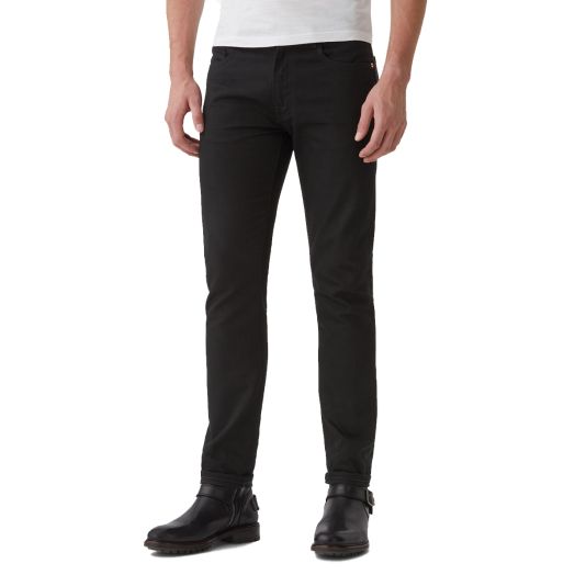 Black Longton Slim Fit Raw Black Denim Jeans
